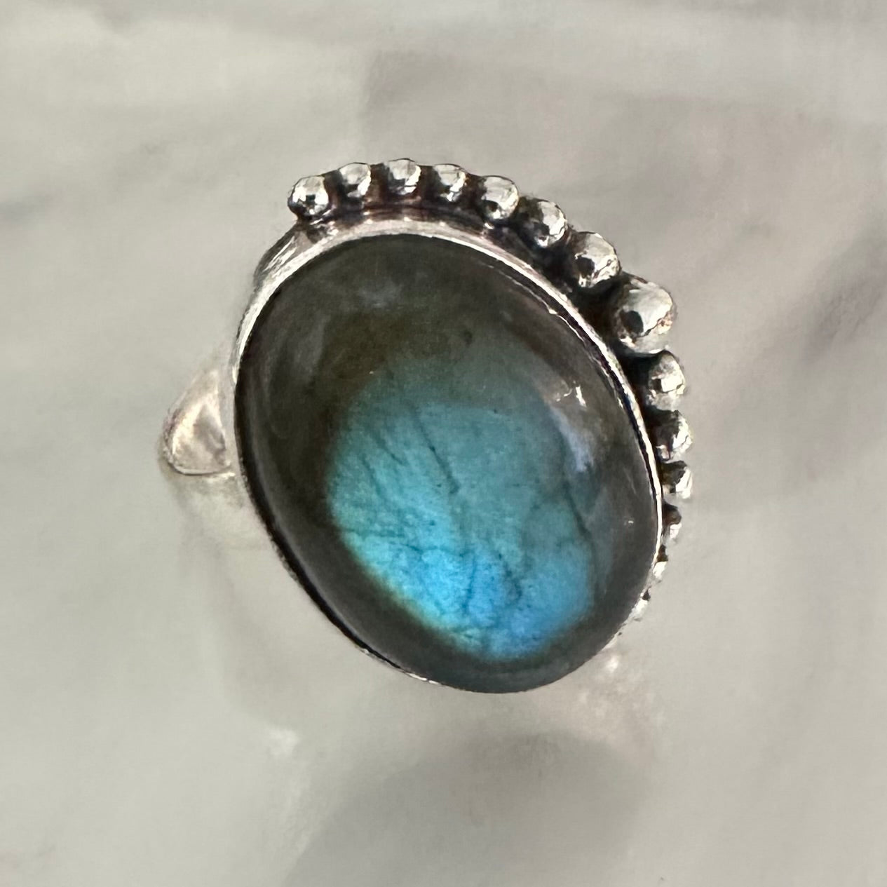 Sterling Silver ring size 7-7.5 fashion